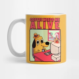 Coffee keeps me alive Mug